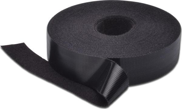 Kablo Düzenleyici (Kablo Bağı) Cırt Cırtlı Bant 10 metre, Genişlik 20 mm, siyah renk - Image 1