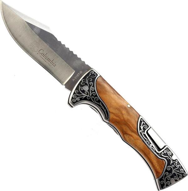Colombia A3157-D Full Rivet Pocket Knife - Image 1