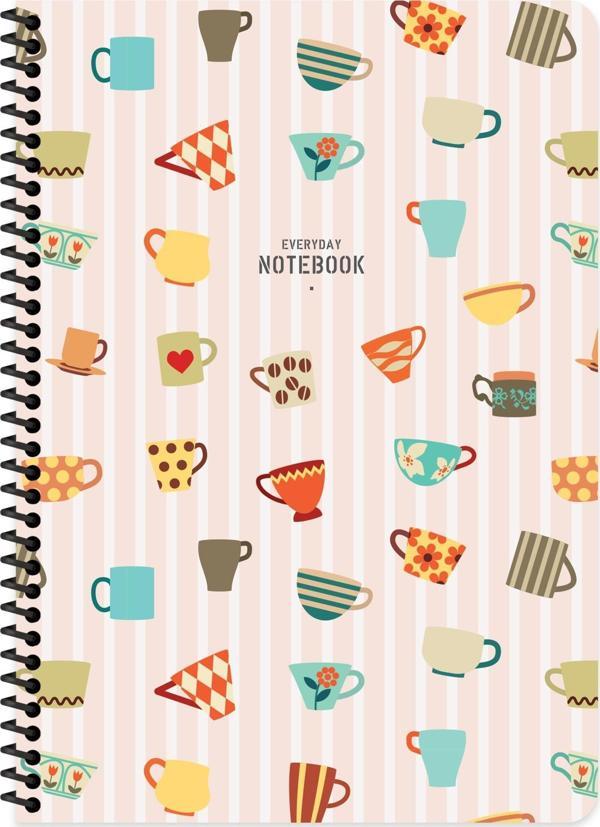Keskin Color A4 Kareli Defter Coffee - Pembe - Image 1