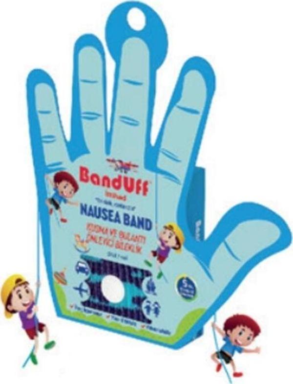 Banduff Kusma Ve Bulantı Önleyici Çocuklar Için Bant Bileklik Mavi - Image 1