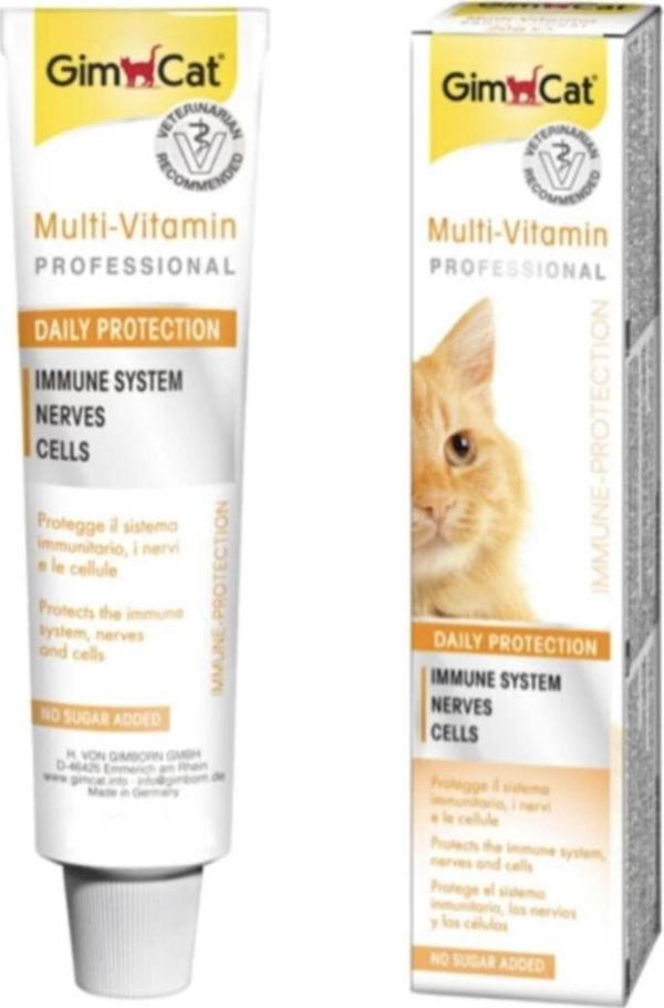 Gimcat Gim Cat Multi Vitamin Paste 12 Vitaminli Kedi Macunu 20 Gr ( 2 Adet ) - Image 1