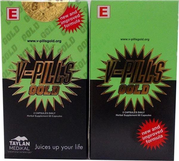 V-Pills Vpills Gold Bitkisel 60 Kapsül 2kutu - Image 1
