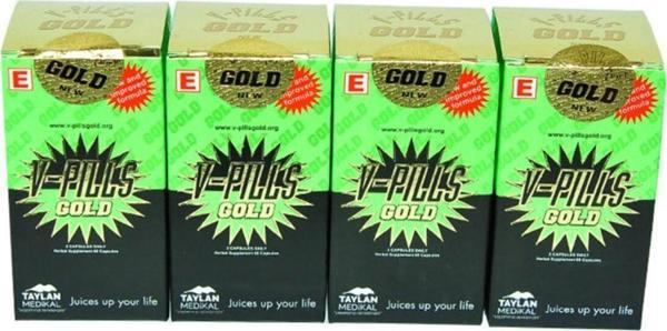 V-Pills Vpills Gold Bitkisel 60 Kapsül 4kutu - Image 1
