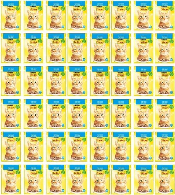 Friskies Somonlu Soslu Yaş Kedi Maması 85 gr X 48 Adet - Image 1