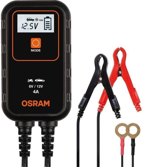 Osram Akü Şarj Cihazı 6-12V 4 Amper OEBCS904 - Image 1
