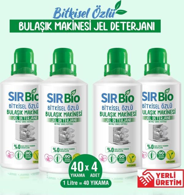 Sır Bio Bulaşık Makine Deterjanı 1000 Ml 4'Lü - Image 1