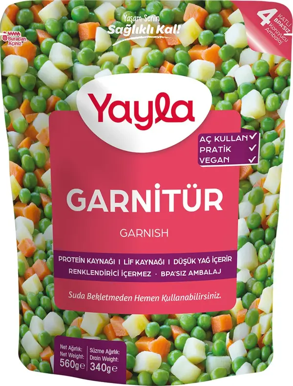 Yayla Haşlanmış Garnitür 560 gr - Image 1