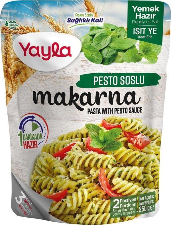 Yayla Yemek Hazır Pesto Soslu Makarna 250 gr - Image 1