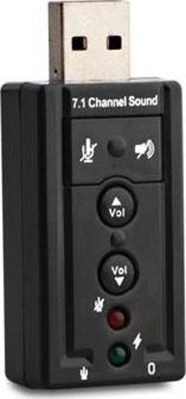 S-Link SL-U61 USB Ses Kartı 2.0 Çevirici Adaptör - Image 1
