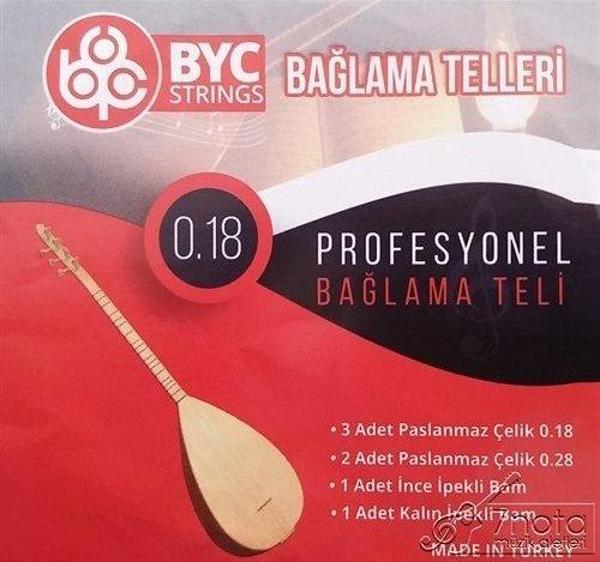 LongMoon Byc18 Kısa Sap Bağlama Teli Takım Profesyonel 0.18 Kısa Sap - Image 1
