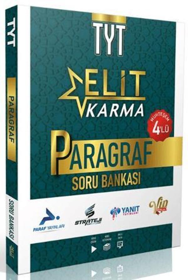 Elit Karma TYT Paragraf Soru Bankası - PRF Paraf Yayınları - Image 1