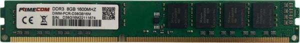 PRIMECOM PCR-D38G16M 8GB DDR3 1600MHz CL11 Masaüstü Bellek - Image 1