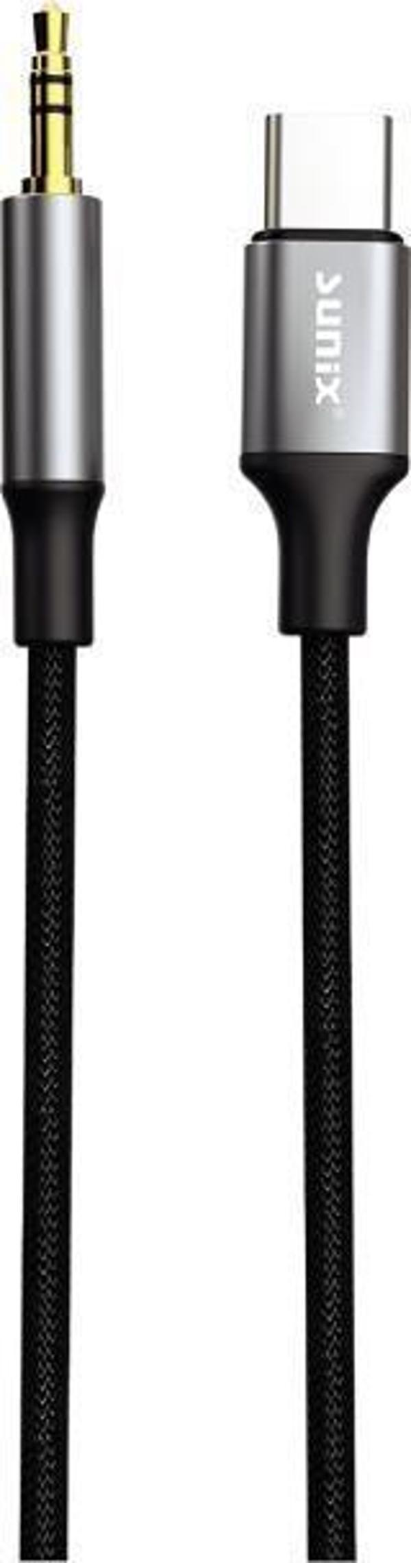 Sunix USB-C to 3.5mm Aux Kablo Tak-Çalıştır AC-06 Plus - Image 1