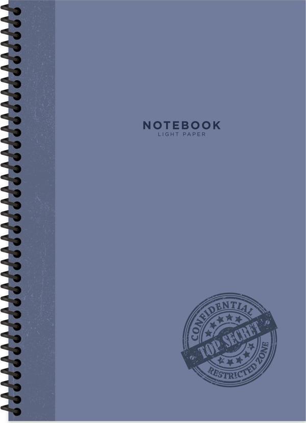Keskin Color A4 Kareli Defter Stamp - Mor - Image 1