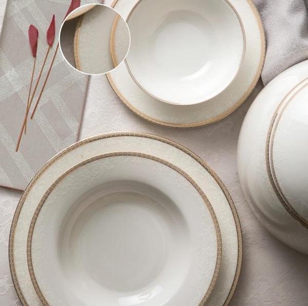 Emsan Yemek Takımı 60 Parça New Bone Yeni Riva - Image 1