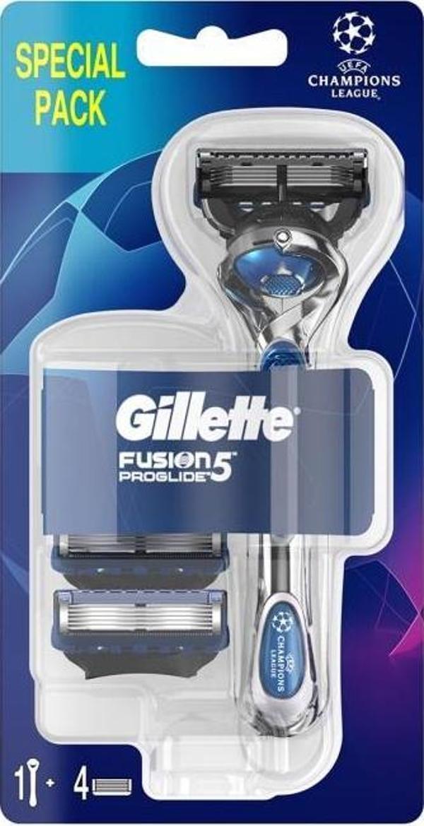 Gillette Fusion5 Proglide Makine + 3 Yedek Bıçak - Image 1