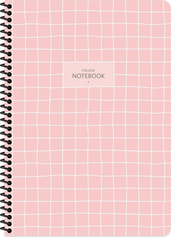 Keskin Color A4 Kareli Defter College - Pembe - Image 1