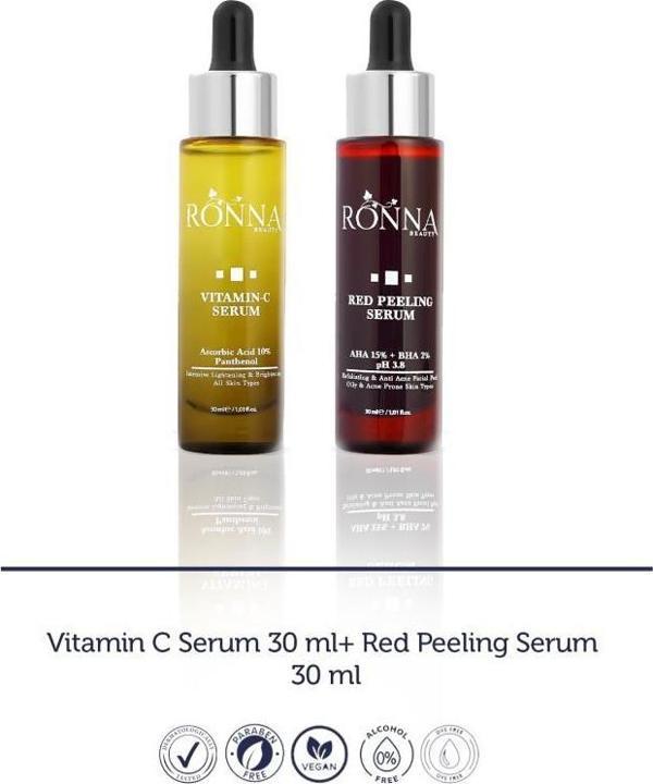 Ronna Beauty Aha Bha İçerikli Akneli Cilt Düzenleyici Leke Giderici Bakım Seti - Image 1