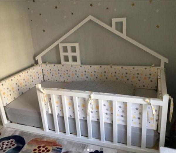 Baby Kinder Star Happy Montessori Bebek Ve Çocuk Karyolası - Image 1