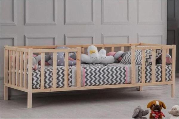 Baby Kinder Sunrise Montessori Doğal Bebek Ve Çocuk Karyolası - Image 1