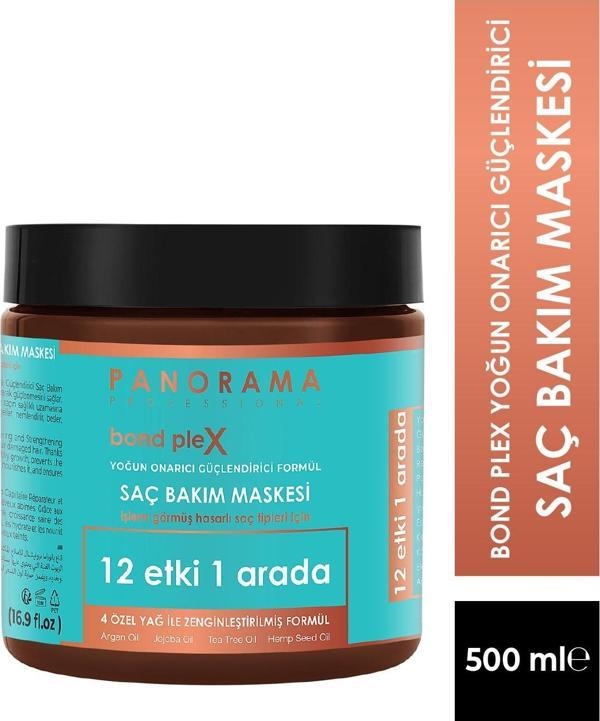 Panorama Professional Bond Plex Yoğun Onarıcı Güçlendirici Saç Bakım Maskesi - 500 ml - Image 1