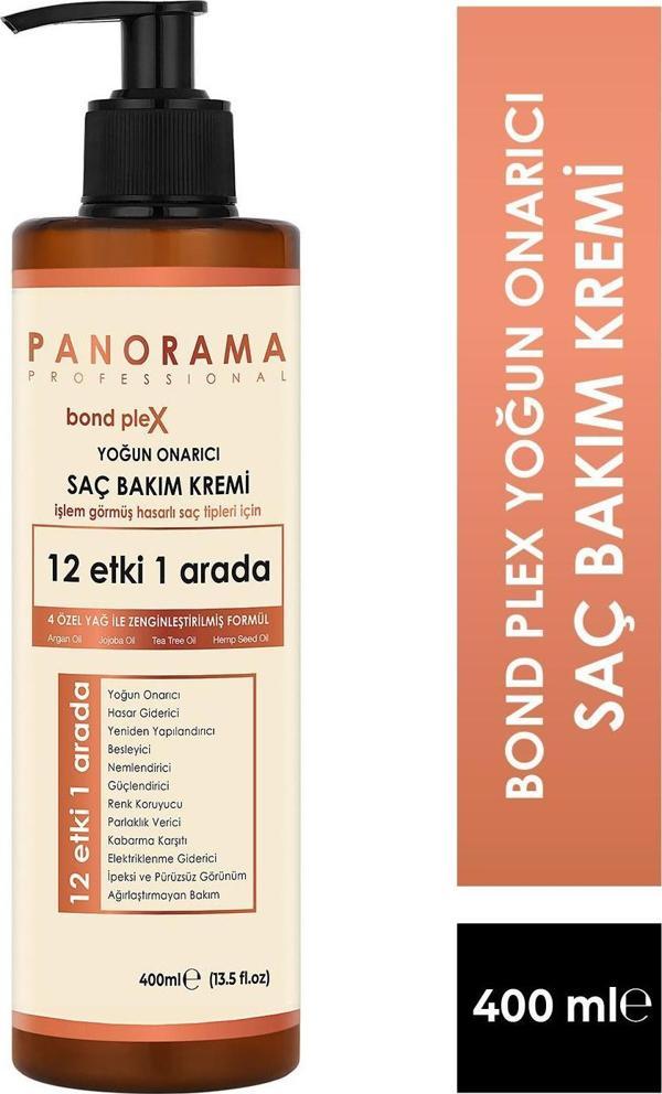 Panorama Professional Bond Plex Yoğun Onarıcı Saç Bakım Kremi-400 ml - Image 1