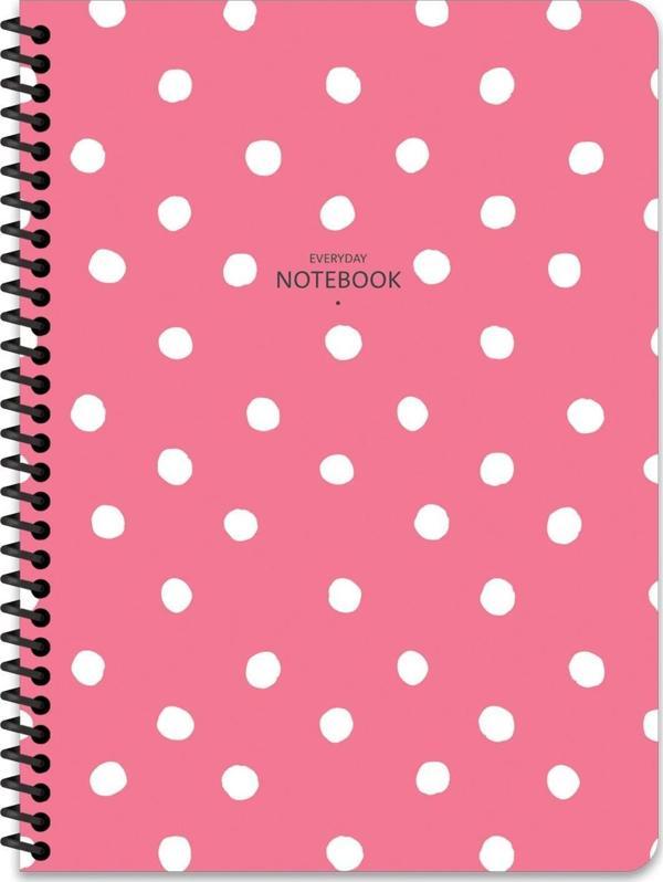 Keskin Color 16.5x22.5 Kareli Defter Puantiye - Pembe - Image 1