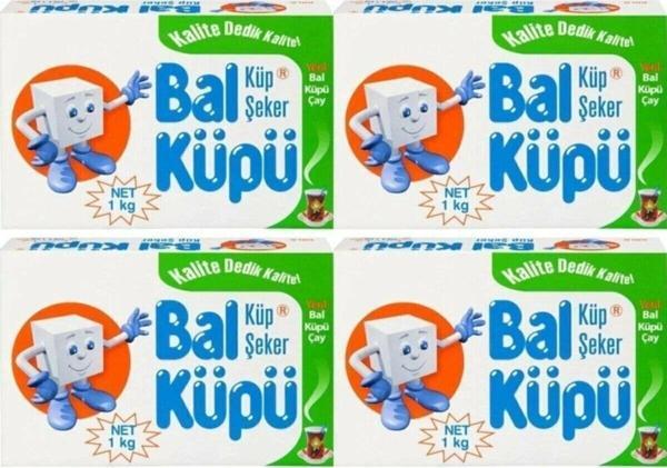 Balküpü Bal Küpü Küp Şeker 360 Adet 1 Kg 4 Adet - Image 1