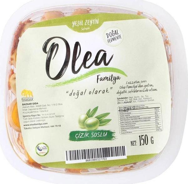 Olea Delist- Zeytın 150 Gr Çizik  Soslu - Image 1