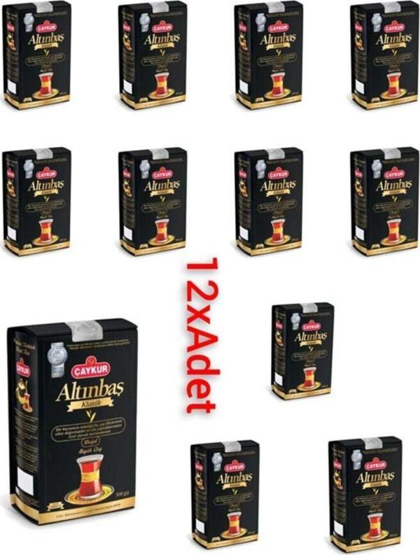 Çaykur Altınbaş 500Gr 12Xadet Taptaze Iki Yapraktır Altınbaş - Image 1