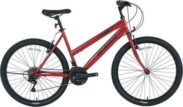 Bisan Sentıero Kadın Dağ Bisikleti 44cm V 24 Jant 21 Vites Kırmızı Beyaz - Image 1