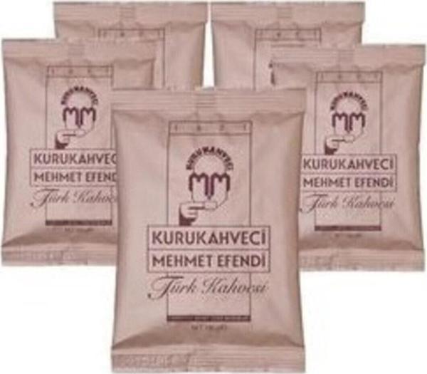 Kurukahveci Mehmet Efendi 5 x 100 gr Türk Kahvesi - Image 1