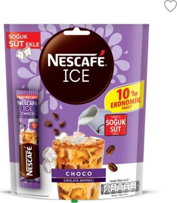 Nescafe Nescafé Ice Original (Yeni Çikolata Aromalı Ice) 10 Lu Ekonomik Paket - Image 1