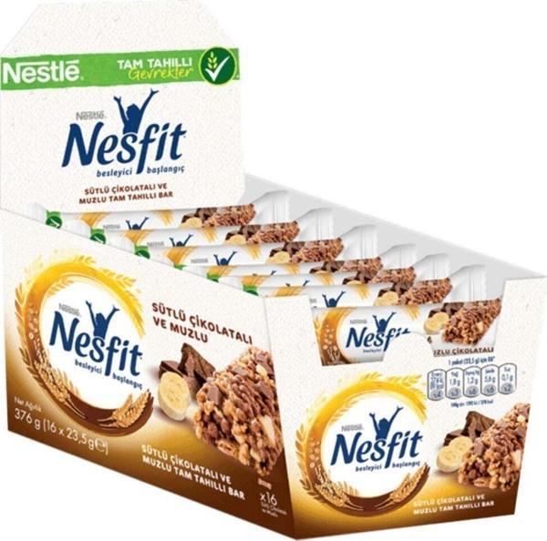 Nestle Nesfit Muzlu Çikolatalı Tam Tahıllı Bar 16 Adet - Image 1