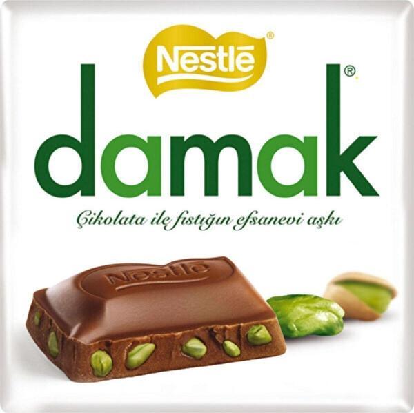 Nestle Damak Antep Fıstıklı Sütlü Çikolata 60 Gr 6'Lı Paket - Image 1