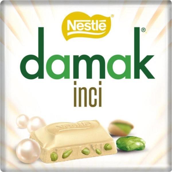 Nestle Damak Inci Antep Fıstıklı Beyaz Çikolata 60 Gr 6'Lı Paket - Image 1