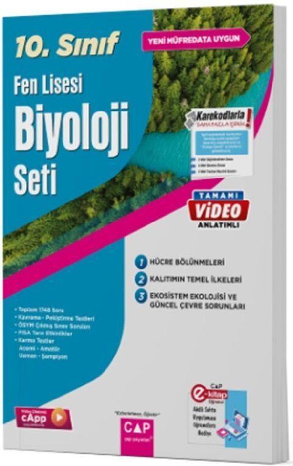 10.Sınıf Fen Lisesi Biyoloji Seti - Çap Yayınları - Image 1