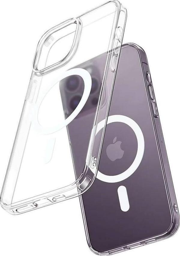 Mcdodo PC-5331 iPhone 15 Plus Uyumlu Magsafe Şeffaf Kılıf - Image 1