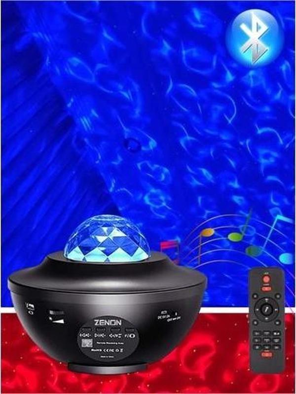 Zenon Smart Starry Projektör Light-Blth + Müzik + 7 Farklı Ambians - Image 1