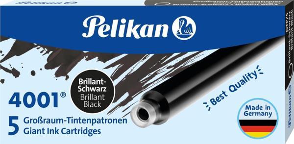 Pelikan Dolma Kalem Kartuşu 5'li Büyük - Siyah  - Image 1