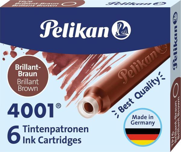 Pelikan Dolma Kalem Kartuşu 6'lı - Kahverengi  - Image 1