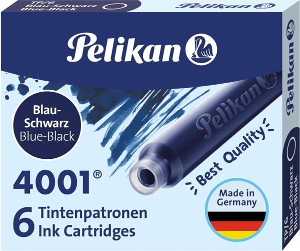 Pelikan Dolma Kalem Kartuşu 6'lı - Mavi Siyah - Image 1