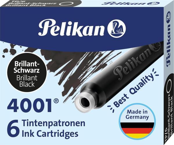 Pelikan Dolma Kalem Kartuşu 6'lı - Siyah - Image 1