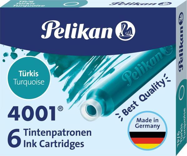 Pelikan Dolma Kalem Kartuşu 6'lı - Turkuvaz  - Image 1