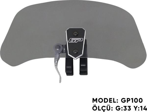 GP Kompozit GP100 Universal Asansörlü Deflektör Füme - Image 1