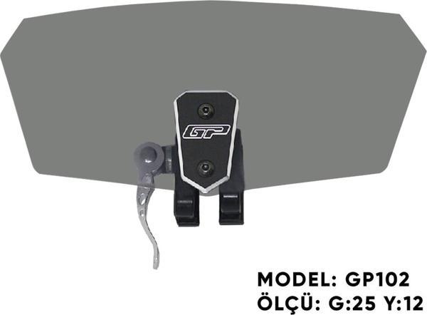 GP Kompozit GP102 Universal Asansörlü Deflektör Füme - Image 1
