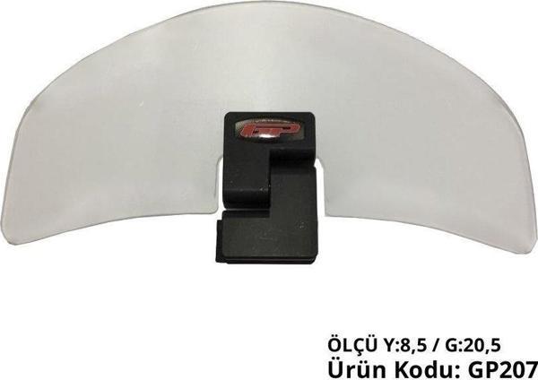 GP Kompozit GP207 Universal Rüzgar Saptırıcı (Deflektör) Şeffaf - Image 1