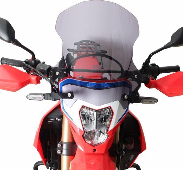 GP Kompozit Honda CRF250L / CRF300L 2023-2024 Uyumlu Ön Cam Şeffaf - Image 1