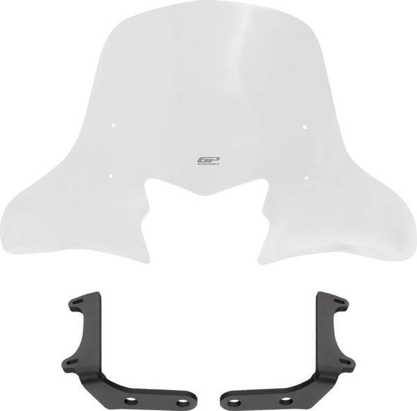 GP Kompozit Honda Dio 2021-2024 Uyumlu Ön Cam Şeffaf - Image 1