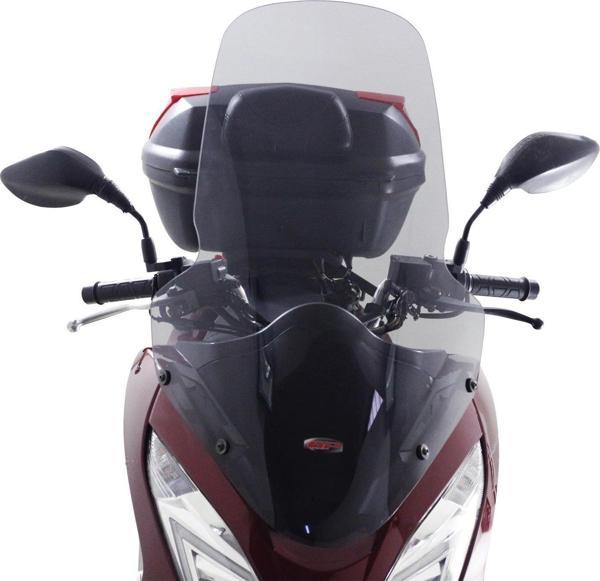 GP Kompozit Honda PCX 125 / 150 2014-2017 Uyumlu Ön Tur Cam Şeffaf - Image 1